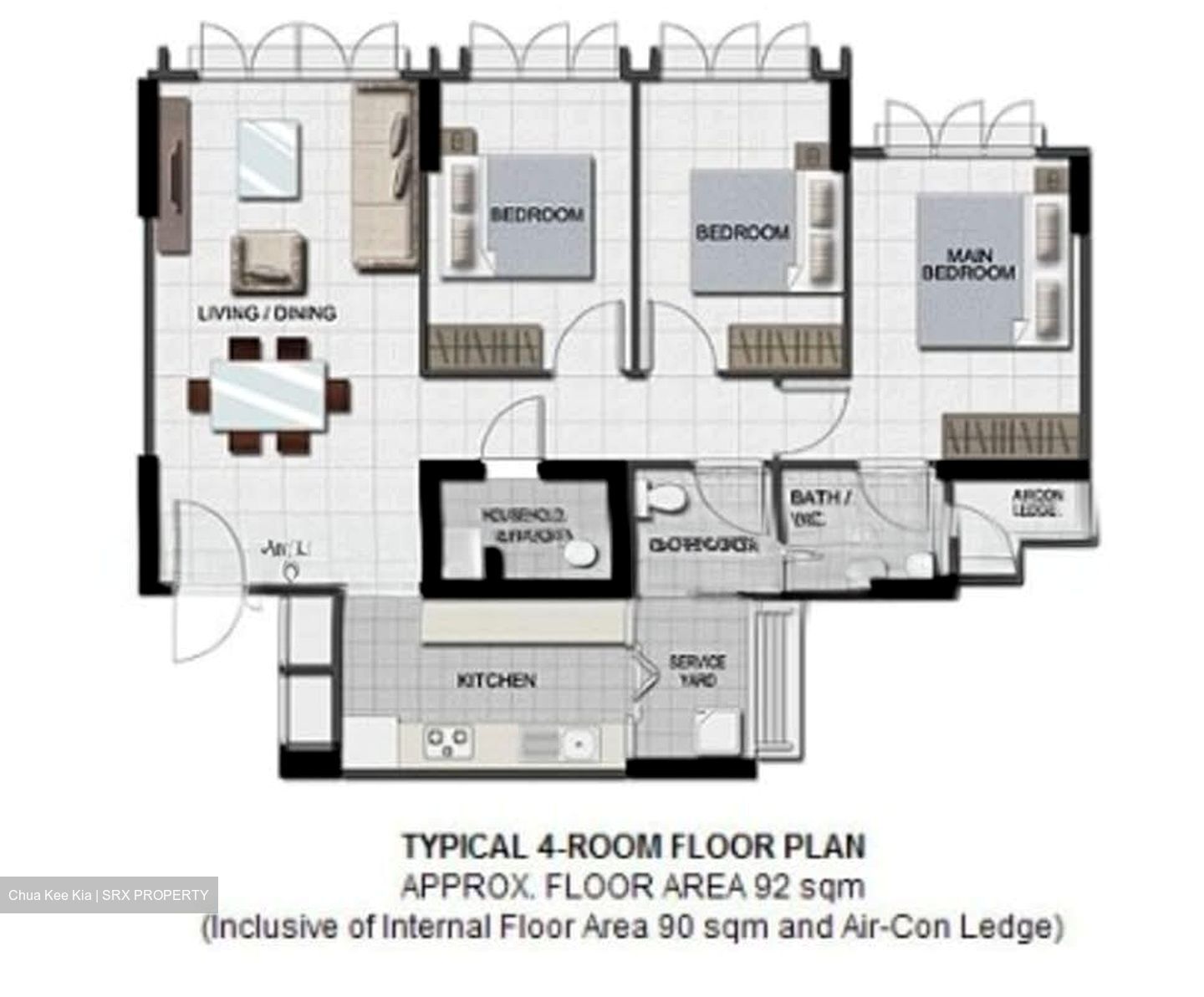 Blk 471B Hougang Parkview (Hougang), HDB 4 Rooms #561291401
